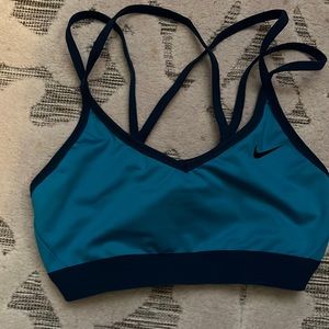 Blue Nike Sports bra